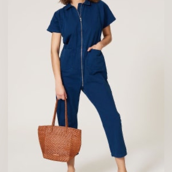 NWOB Rachel Comey Barrie Jumpsuit Blue Size 6 - Picture 8 of 8